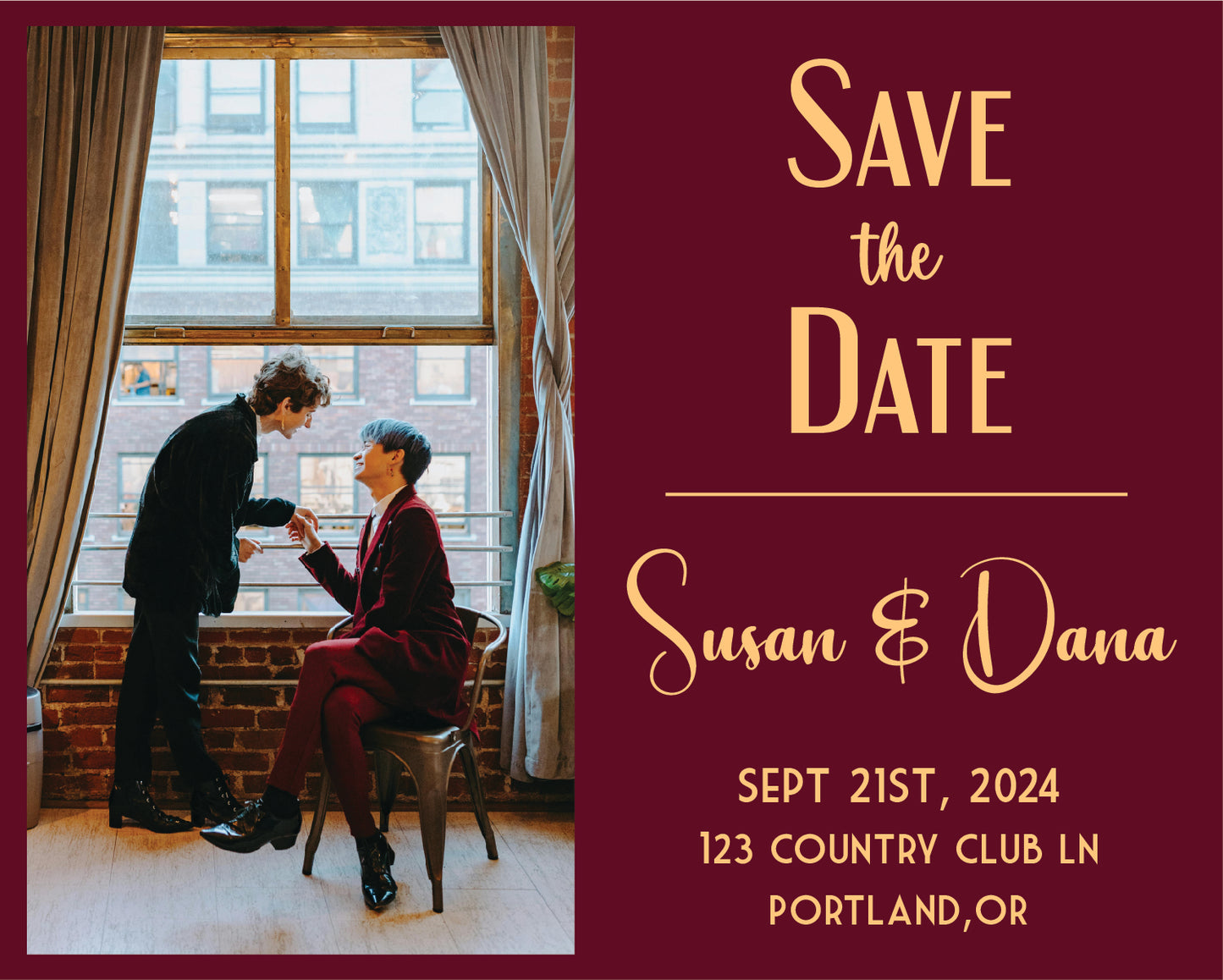 Save the Date Magnets - Design 4